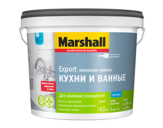 Краска Marshall Латексная для кухни и ванной