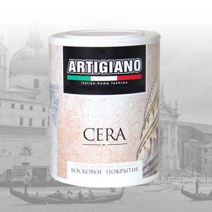 Восковое покрытие Artigiano Cera акриловый, для стен