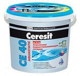 Затирка для швов Ceresit СЕ 40 Aquastatic эластичная водоотталкивающая белая