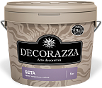 Декоративное покрытие Decorazza Seta акриловая, Эффект натурального шёлка