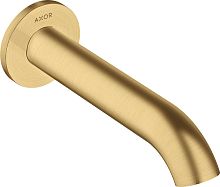 Излив Axor Uno 38411250 для ванны, шлифованное золото