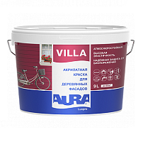 Краска Aura Villa для деревянных фасадов база TR 0,9 л.