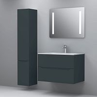 Мебель для ванной AM.PM Tender 80 подвесная, графит + Сертификат AM.PM на 30 дней подписки на медиасервис