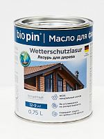 Лазурь фасадная Bio Pin Wetterschutzlasur для дерева 2241 0,75 л