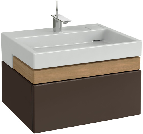 Мебель для ванной Jacob Delafon Terrace 80 ледяной коричневый лак фото 6