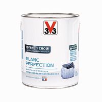 Глубокоматовая латексная краска для стен и потолков V33 BLANC PERFECTION