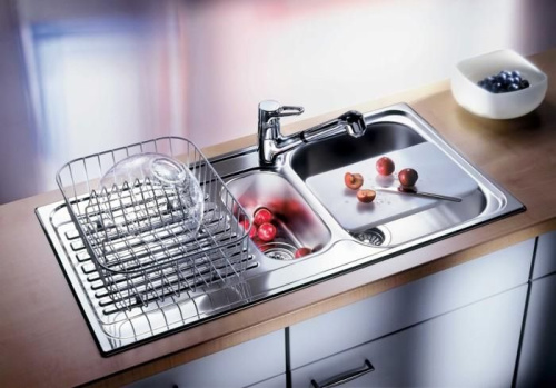 Комплект Мойка кухонная Blanco Tipo 6 S Basic, сталь + Смеситель Hansgrohe Focus 31817000 для кухонной мойки фото 6