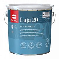 TIKKURILA LUJA 20 краска антигрибковая для влажных помещений, полуматовая, база C (9л)