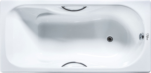 Чугунная ванна Maroni Grande lux 150x75, с ручками фото 2