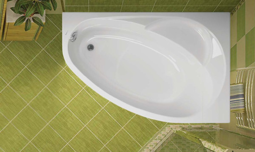 Акриловая ванна Vagnerplast Flora 150x100 R ультра-белая фото 7