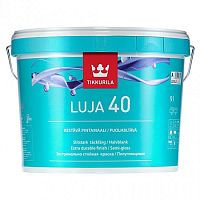 TIKKURILA LUJA 40 краска антигрибковая для влажных помещений, полуглянцевая, база A (2,7л)