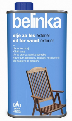 Масло Belinka Exterier для древесины снаружи помещений