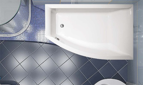 Акриловая ванна Vagnerplast Veronela 160x105 R ультра белый фото 5
