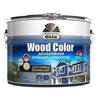 Кроющий антисептик Dufa Wood Color серый шелк 9 л