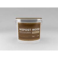Герметик Wepost Wood 7 кг RAL 8001 (темный дуб)