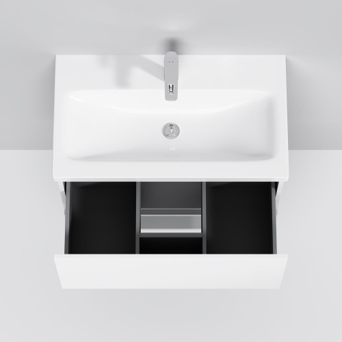 Мебель для ванной AM.PM Gem 75 белый глянец, с 1 ящиком + Сертификат AM.PM на 30 дней подписки на медиасервис фото 14