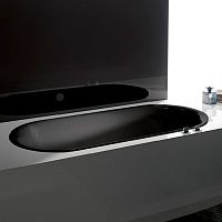 Стальная ванна Bette Lux Oval 180x80, черная