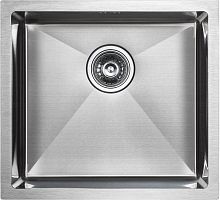 Комплект Мойка кухонная Paulmark Marx PM214844-BS брашированная нержавеющая сталь + Смеситель VitrA Flo S A42103EXP для кухонной мойки