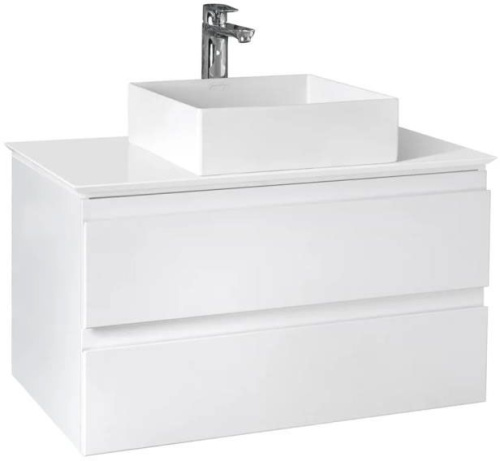 Мебель для ванной Jacob Delafon Madeleine 80 белый блестящий с подсветкой фото 2