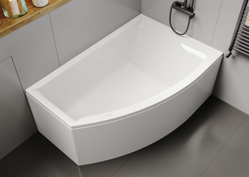 Акриловая ванна Vagnerplast Veronela 160x105 R ультра белый фото 4