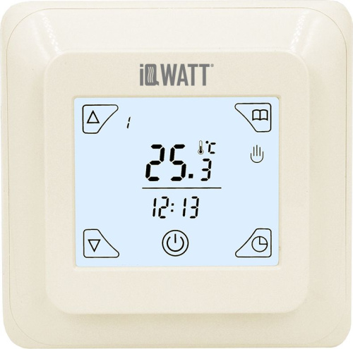 Терморегулятор IQ Watt Thermostat TS кремовый фото 2
