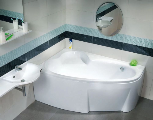 Акриловая ванна Ravak Asymmetric 150x100 L с ножками фото 2