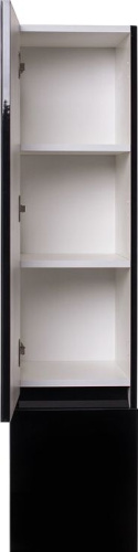 Шкаф-пенал Style Line Даймонд Люкс Plus подвесной, черный фото 4