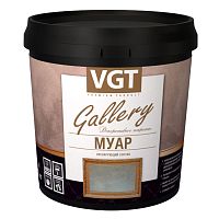 VGT GALLERY МУАР состав лессирующий, полупрозрачный, white silver (0,9кг)