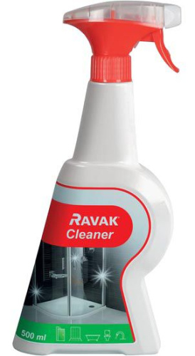 Душевой уголок Ravak CRV2-90+CPS-80 Transparent, профиль белый + средство для ванн и защитное средство фото 4