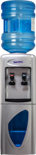 Кулер для воды AquaWork 0.7LR серебристый фото 2