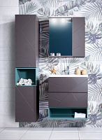 Мебель для ванной Бриклаер Кристалл 60 софт графит