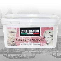 Декоративное покрытие Artigiano Stucco Veneziano акриловая, с эффектом венецианской штукатурки