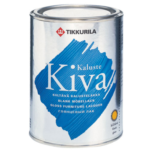 Лак Tikkurila Kiva kalustelakka kiiltava акриловый, для мебели, глянцевый