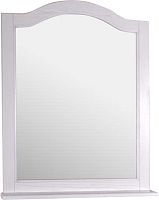 Зеркало ASB-Woodline Модерн 85 белое, патина серебро