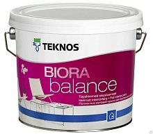 Краска Teknos Biora balance акриловая, для стен и потолков, совершенно матовая