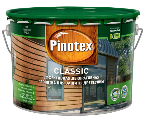 Антисептик Pinotex Classic алкидная, для дерева, для дома