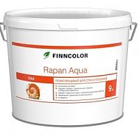 Лак Finncolor Rapan Aqua акриловый, для стен и потолков, для дерева 9л