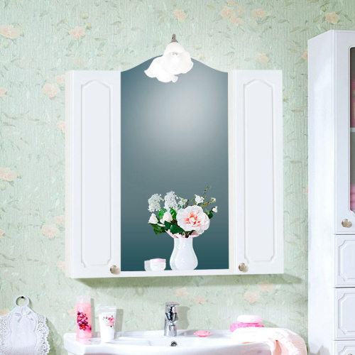 Мебель для ванной Бриклаер Лючия 90 белый глянец фото 2