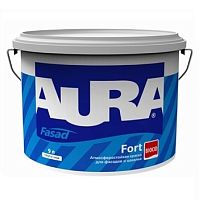 Краска Aura Fasad Fort для фасадов и цоколей база A 4,5 л.