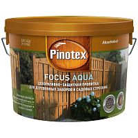 Пропитка декоративная для защиты древесины Pinotex Focus Aqua зеленый лес 2,5 л.