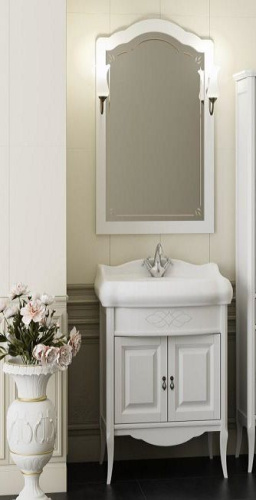 Мебель для ванной Opadiris Лоренцо 60 белая матовая фото 2