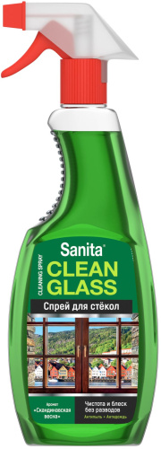 Очиститель для стекол SANITA Скандинавская весна, 500 мл фото 2