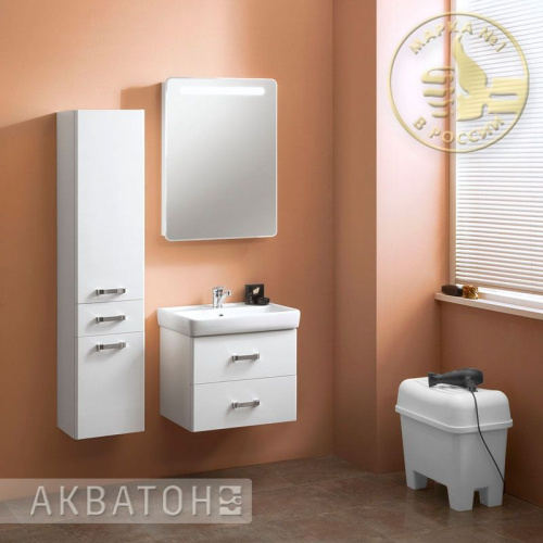 Мебель для ванной AQUATON Америна 60 белая фото 2