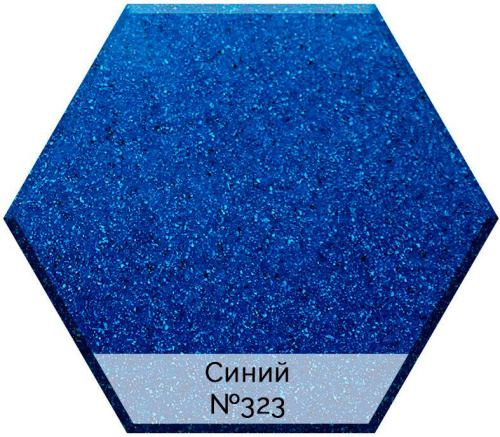 Смеситель AquaGranitEx C-7040 для кухонной мойки, синий фото 2