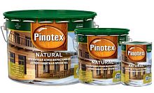 Пропитка декоративная для защиты древесины Pinotex Natural 9 л.