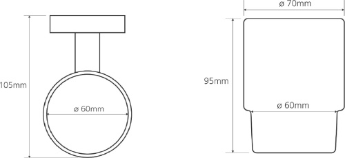 Стакан Bemeta Omega 104110012 фото 2