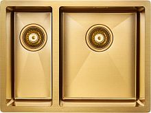 Мойка кухонная Paulmark Annex PM545944-BG брашированное золото