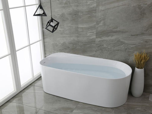 Акриловая ванна Allen Brau Priority 1 170x80, белая матовая фото 2