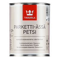 Лак Tikkurila Parketti-Assa petsi акриловый, морилка для дерева