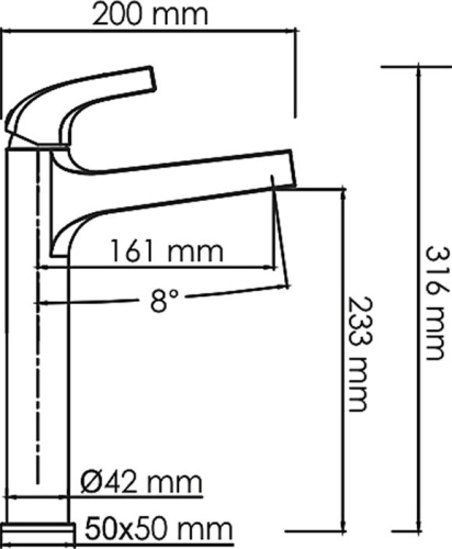 Смеситель Wasserkraft Sauer 7103Н для раковины фото 6